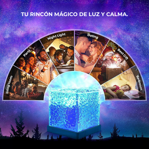 Lámpara LED Efecto Agua